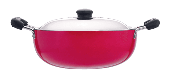 Deep Kadai with SS Lid